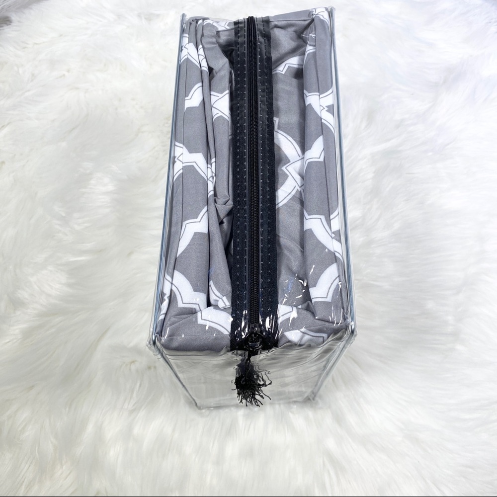 ⭐️SEE NEW LISTING⭐️Queen 4pc Light Grey Arabesque Bedsheets - Picture 3 of 5